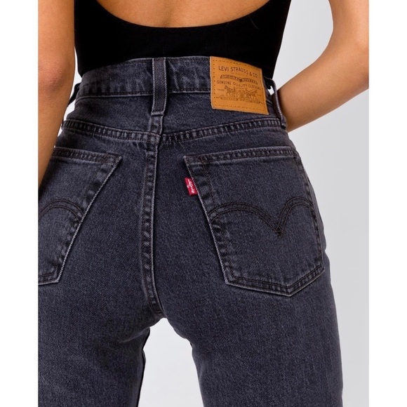 Levi's Denim - LEVI’S Wedgie Straight Jean That Girl Washed Black Size 26